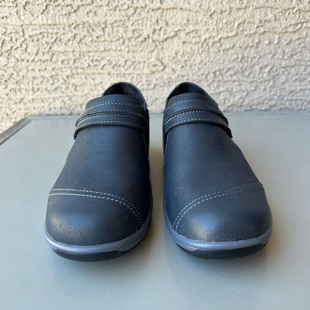 Orthofeet 813 Solerno Casual Orthotic Slip On Shoes Womens 7 Black Leather - Picture 2 of 13
